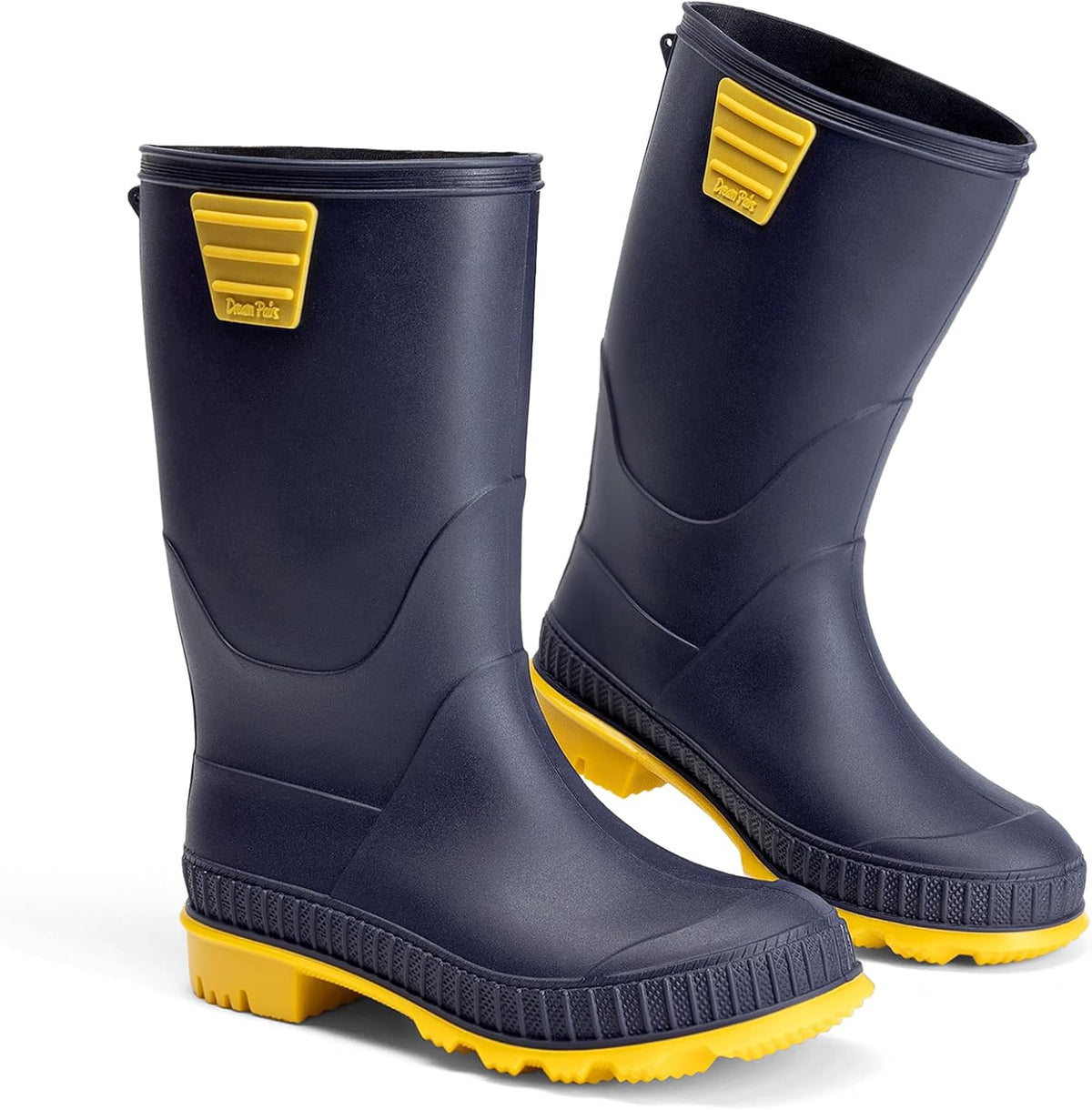 DREAM PAIRS Kids Waterproof Outdoor Rain Boots | Lightweight,Non-Slip Outsole,Easy-On,Unisex Boys Girls,Outdoor Puddle Rainy Day Play