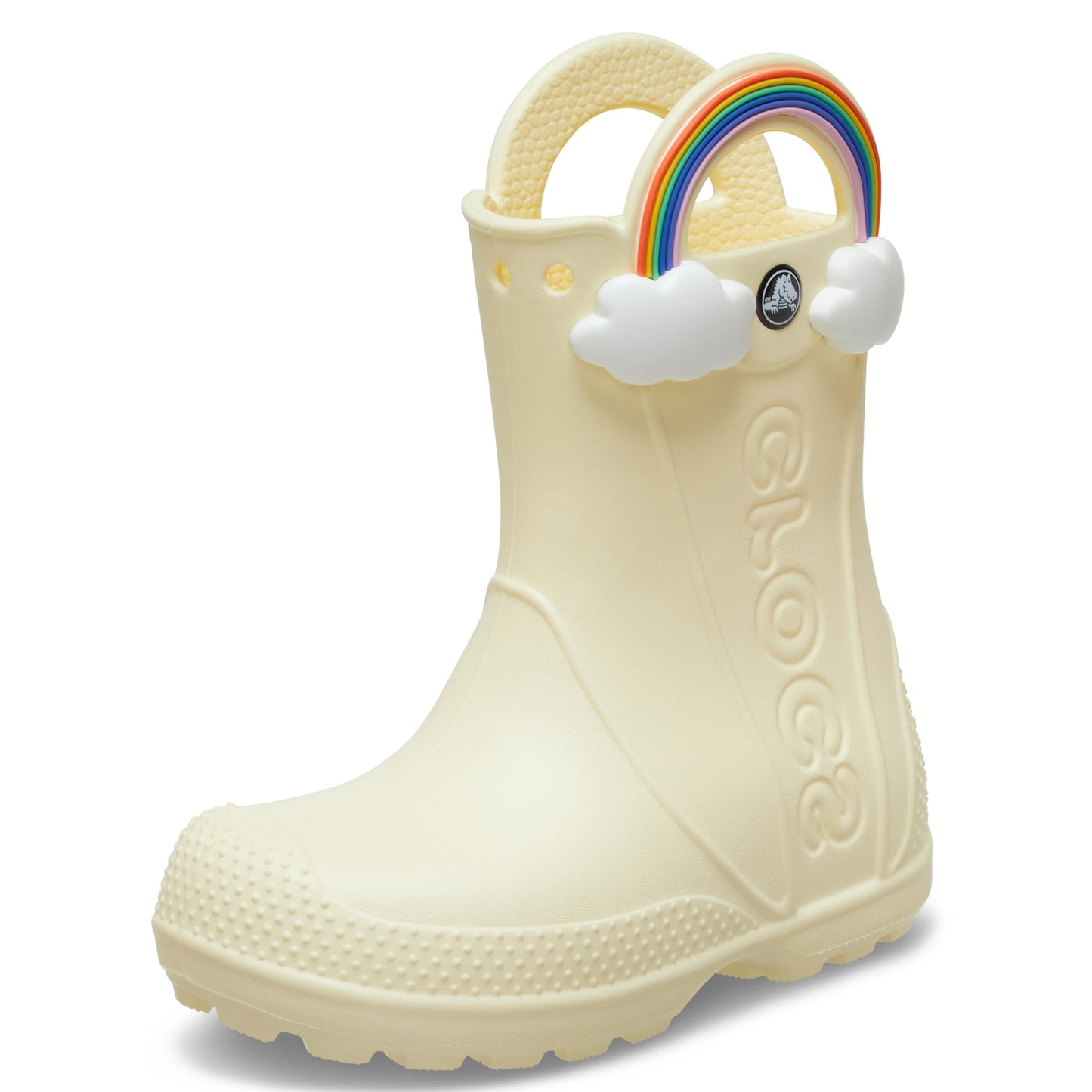 Crocs Kids' Handle It Rain Boots | Waterproof Slip On Shoes | Kids' Rain Boots