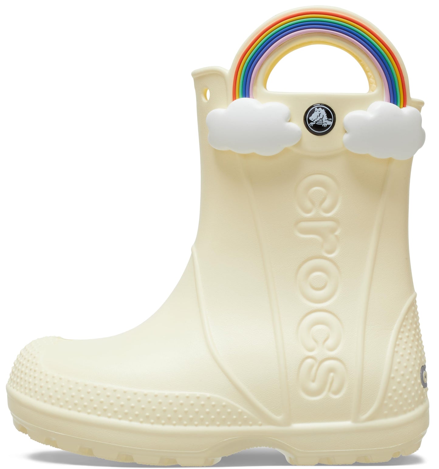Crocs Kids' Handle It Rain Boots | Waterproof Slip On Shoes | Kids' Rain Boots