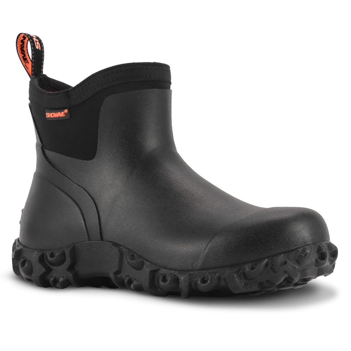 Men's Ankle Rain Boots Waterproof Rubber Garden Boot Mud Booties | Breathable Hunting Booties Insulated Mud Boots, Non-Slip, Durable Slip-On Garden Boots for Farm Yard Chore Fishing