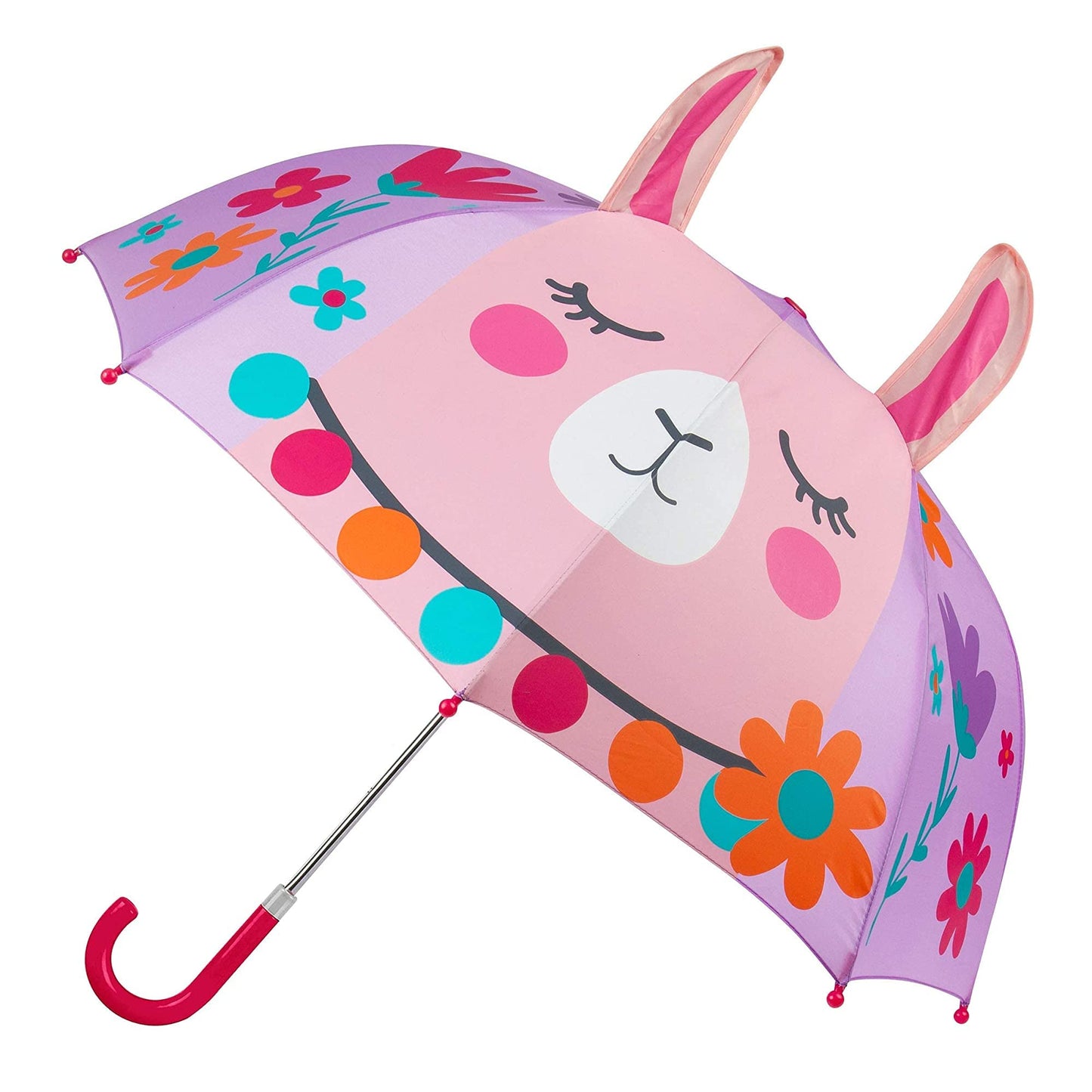Stephen Joseph, 3D Pop Up Kids Umbrella, Cute Animals & Toddler Rain Umbrella Lightweight Easy Grip Handle for Boys Girls Ages 3-8