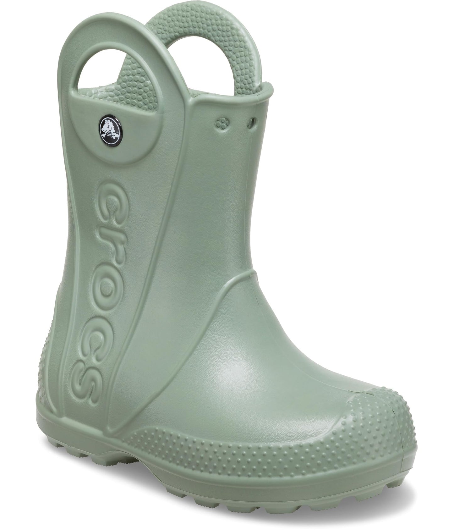 Crocs Kids' Handle It Rain Boots | Waterproof Slip On Shoes | Kids' Rain Boots