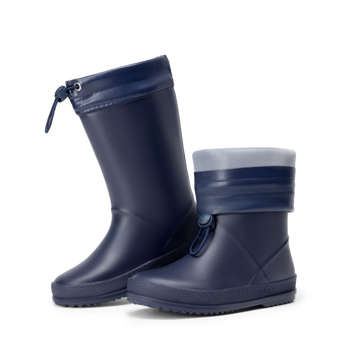 DREAM PAIRS Kids Waterproof Fleece Lined Rain Boots | Lightweight,Non-Slip Outsole,Easy-On,Outdoor Rainy Play,Unisex Boys Girls Toddler