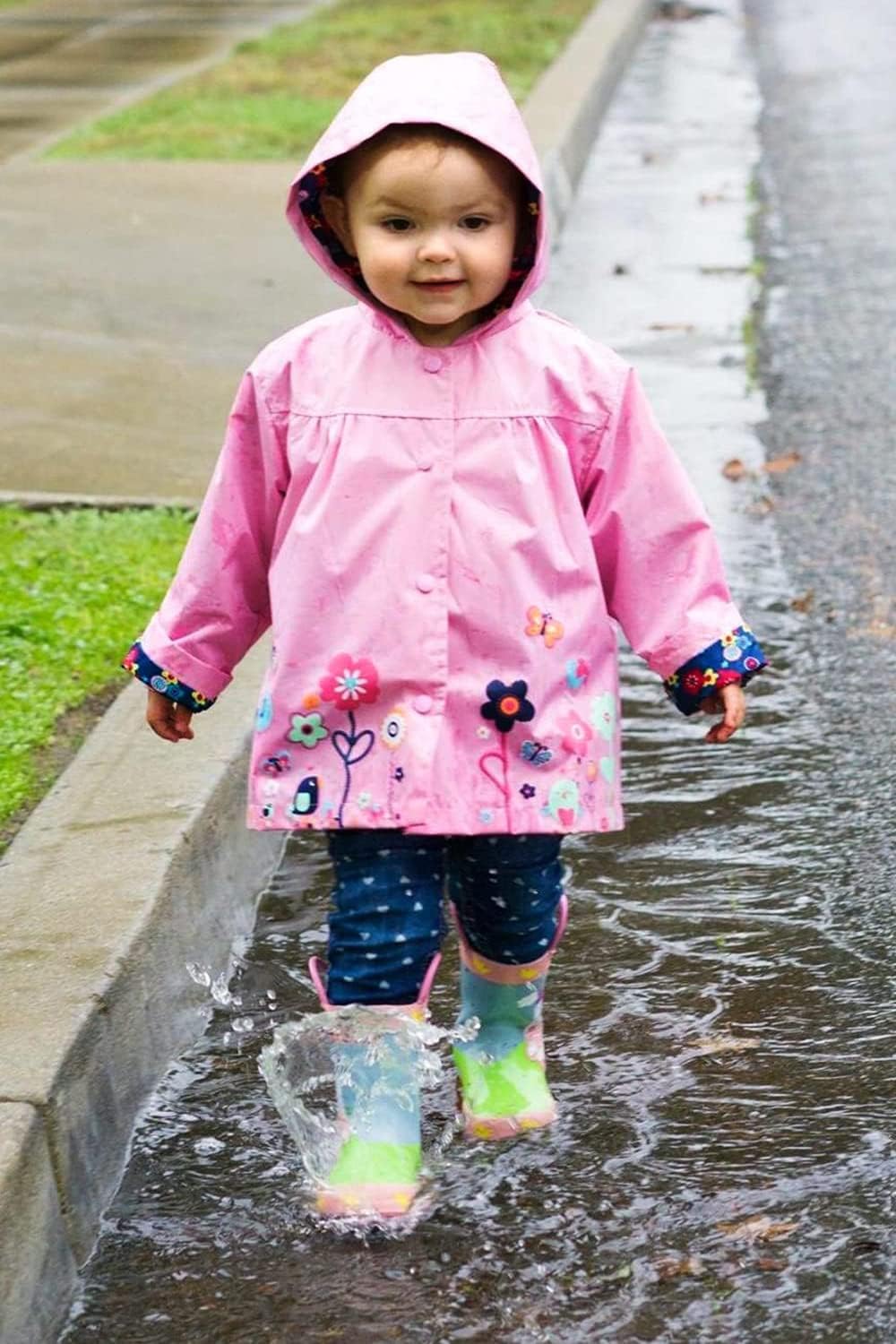 Arshiner Toddler Girls Waterproof Hooded Coat Jacket Outwear Raincoat