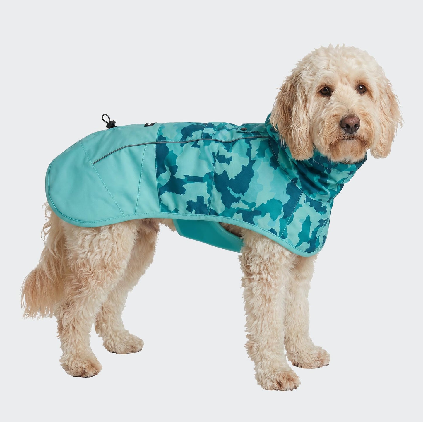 Spark Paws Dog Raincoat - Waterproof Rain Jacket w/Hood, Full Coverage | Waterproof Coat Covers Full Body incl. Belly - Reflective, Covered Harness Holes, Lightweight, Small, Medium & Large Dogs
