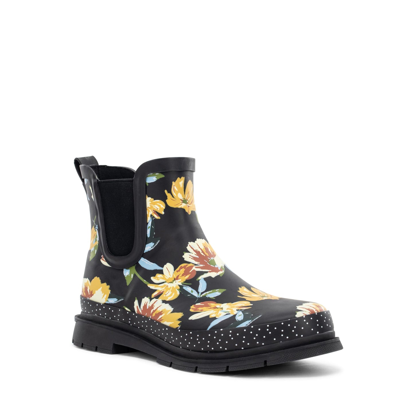 Western Chief Women's Waterproof Pull-On Chelsea Rain Boot with Fun Prints | Ladies slip-on ankle boots with rubber sole, cushioned EVA insole, built for wet days and styled for any occasion