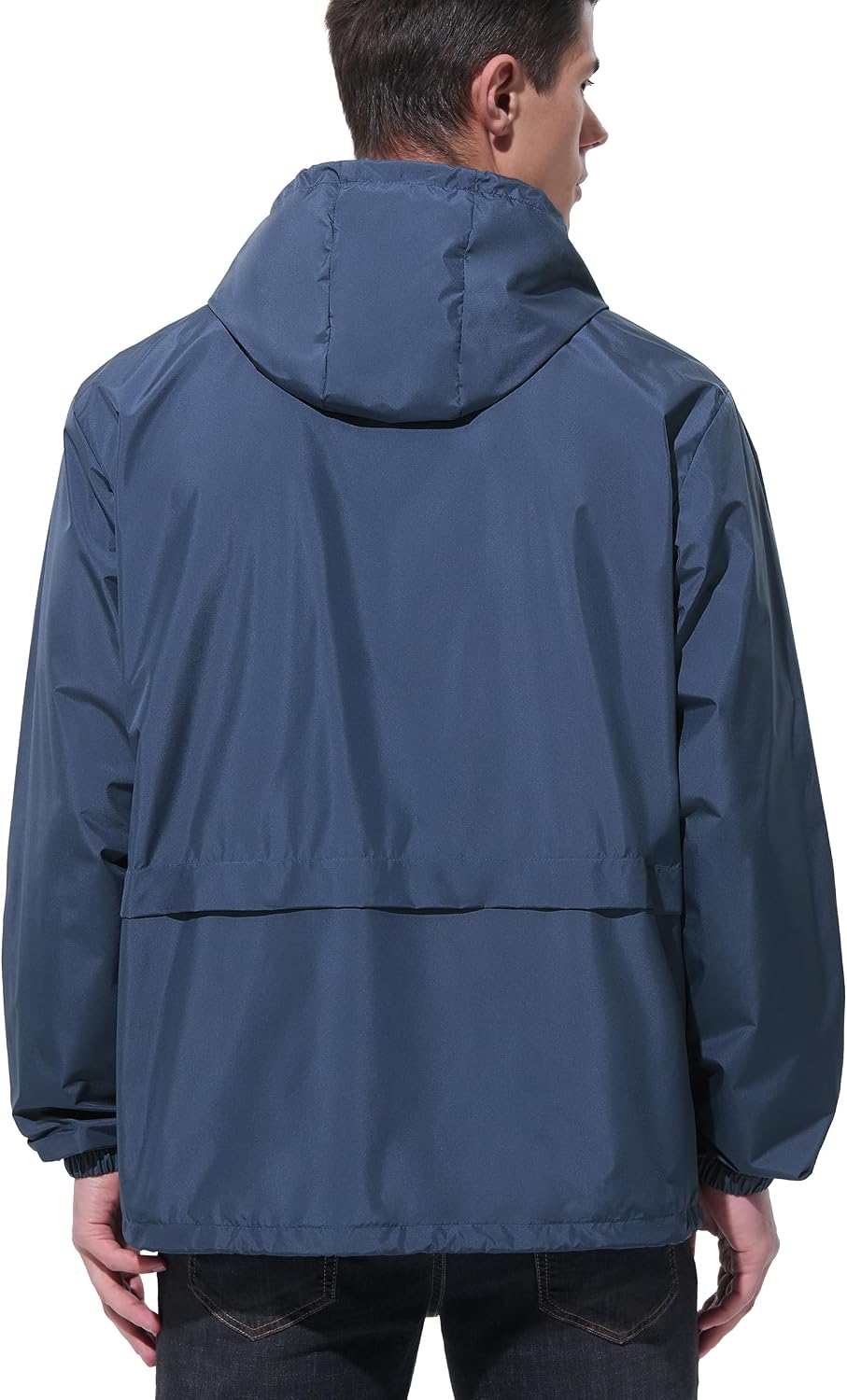 UIQUR Mens Rain Jacket Raincoat Waterproof Windbreaker | Lightweight Packable Design For Hiking, Cycling, Running, Fishing ,Golf,And Other Outdoor Activities