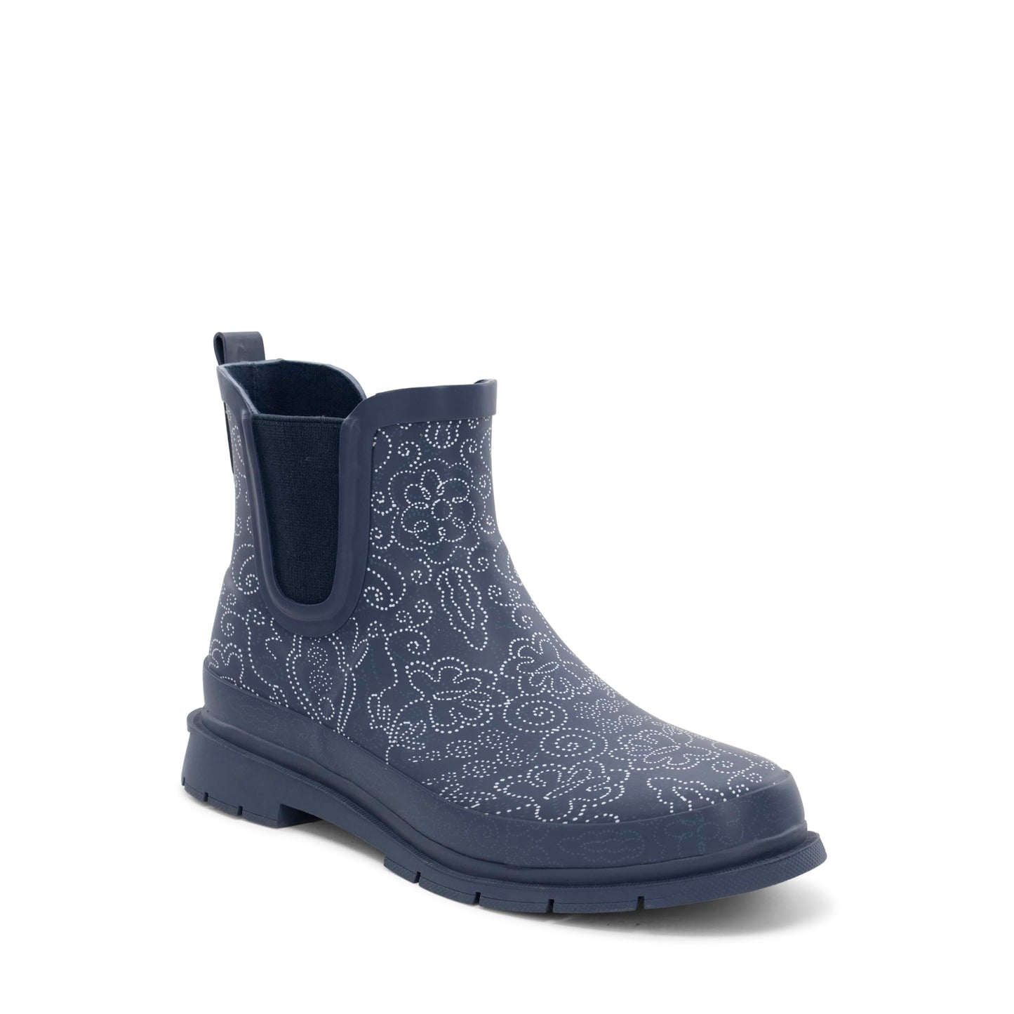 Western Chief Women's Waterproof Pull-On Chelsea Rain Boot with Fun Prints | Ladies slip-on ankle boots with rubber sole, cushioned EVA insole, built for wet days and styled for any occasion