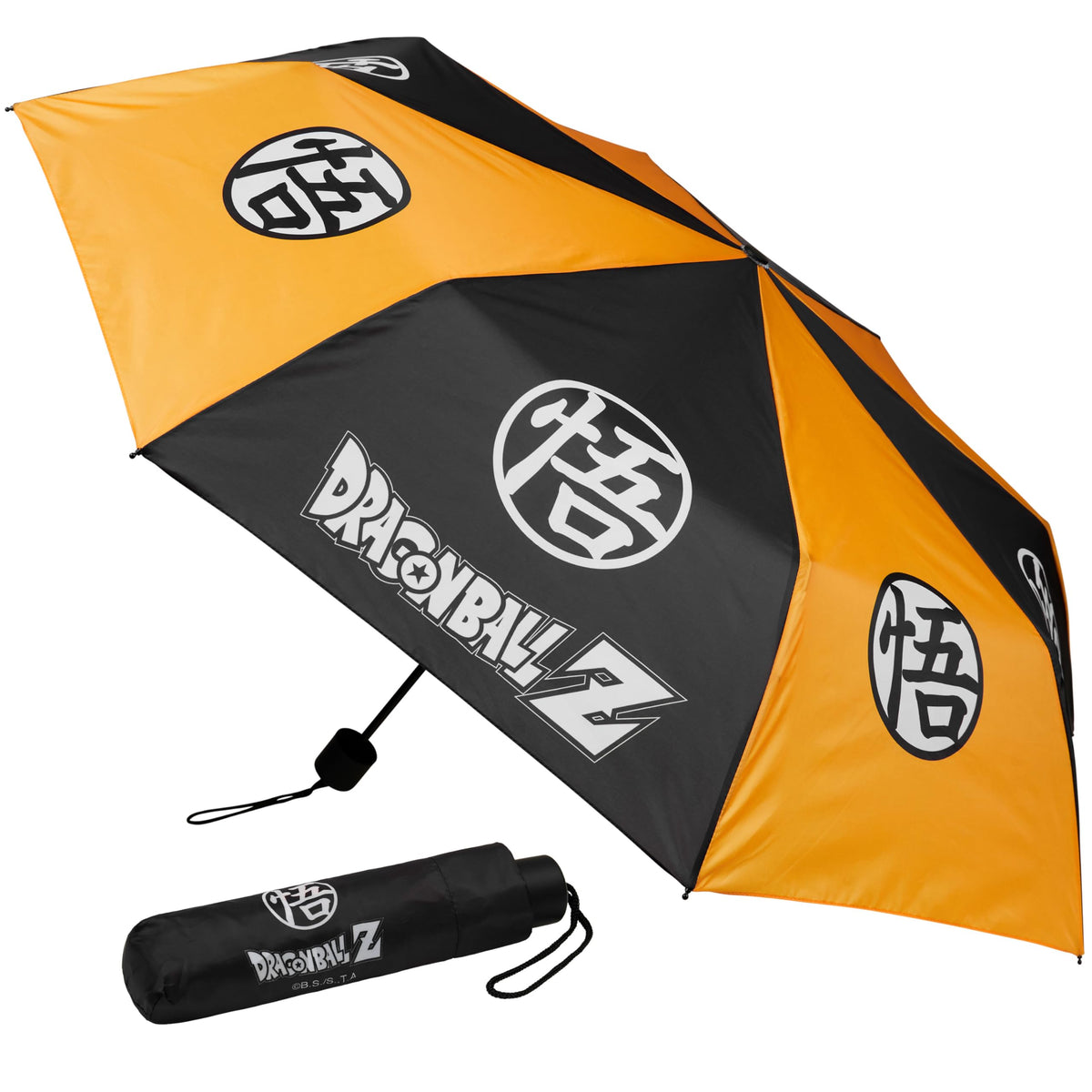 Get Trend Super Mario One Piece Hello Kitty Kids Windproof Travel Umbrella | Strong Folding Compact Umbrellas for Rain, Lightweight, Portable Kids Travel Essentials, Fits Backpack & Car, Gifts for Boys