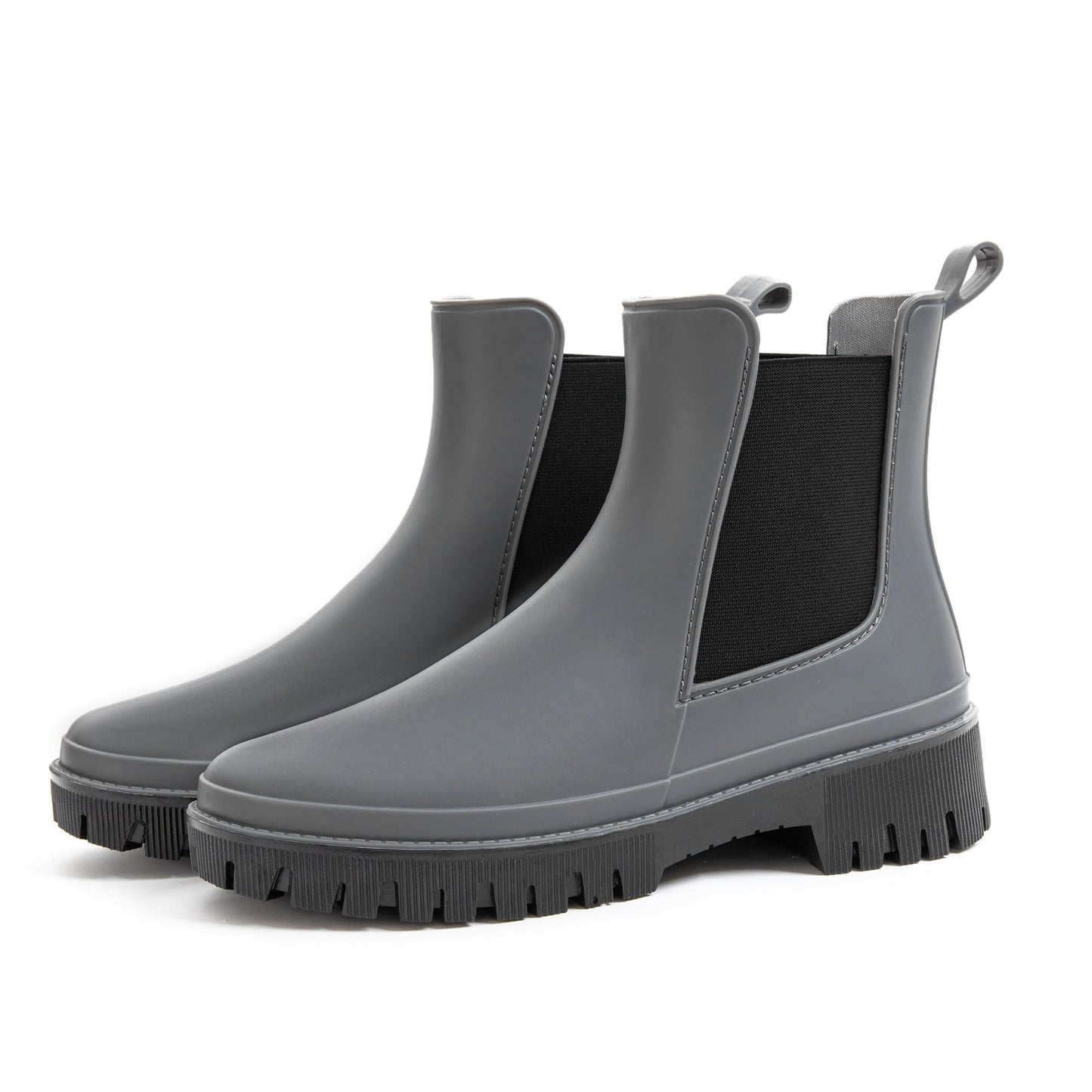 Women's Short Rain Boots Waterproof Chelsea Rain Boots For Ladies