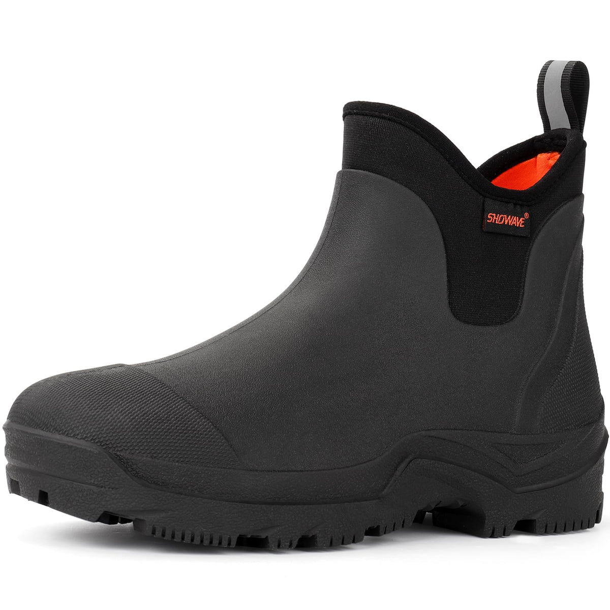 Waterproof Slip-on Rain Boots Men Lightweight Mud Rubber Booties | Ultra-light Ankle Rain Booties Insulated Garden Mud Fishing Boots For Farm Yard Outdoor