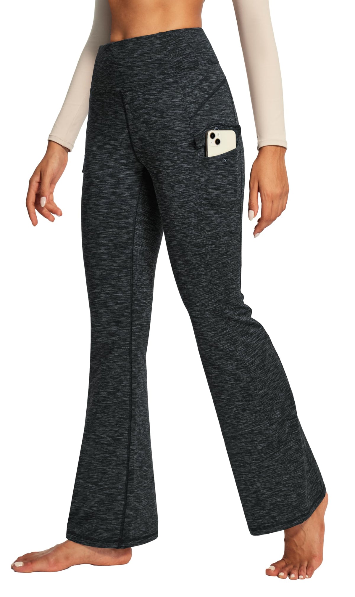 Cargo Pants Women Fleece Lined Leggings Waterproof Hiking Pants Women Thermal Pants Warm Wide Leg Sweatpants Winter