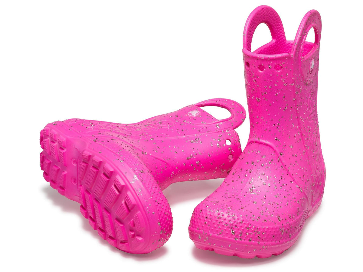 Crocs Kids' Handle It Rain Boots | Waterproof Slip On Shoes | Kids' Rain Boots