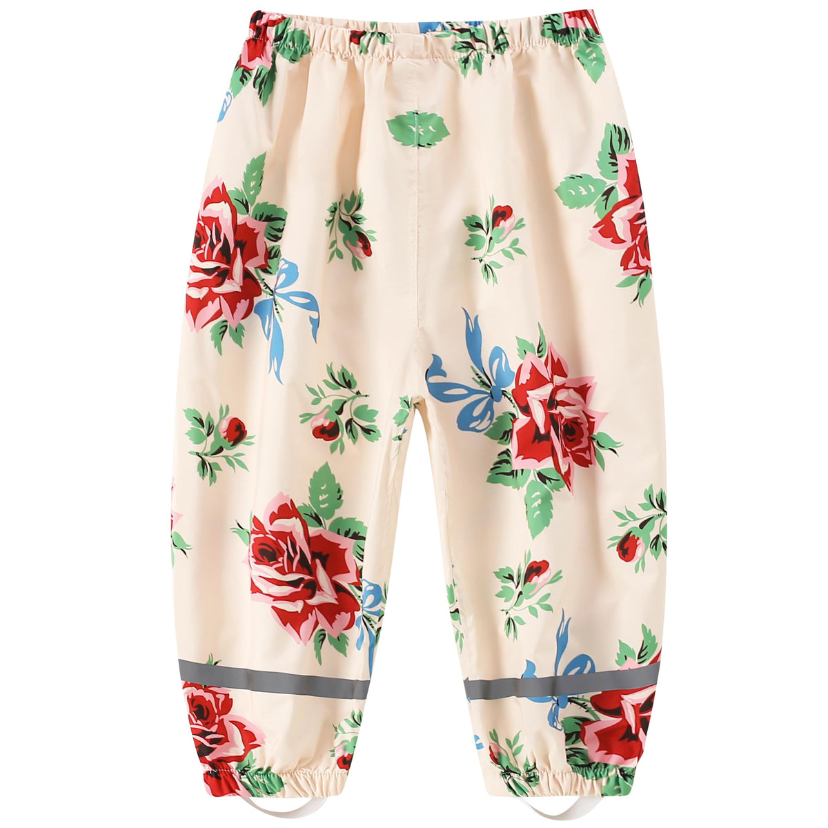 Fewlby Kids Rain Pants Toddler Waterproof Trousers Lightweight for Boys Girls