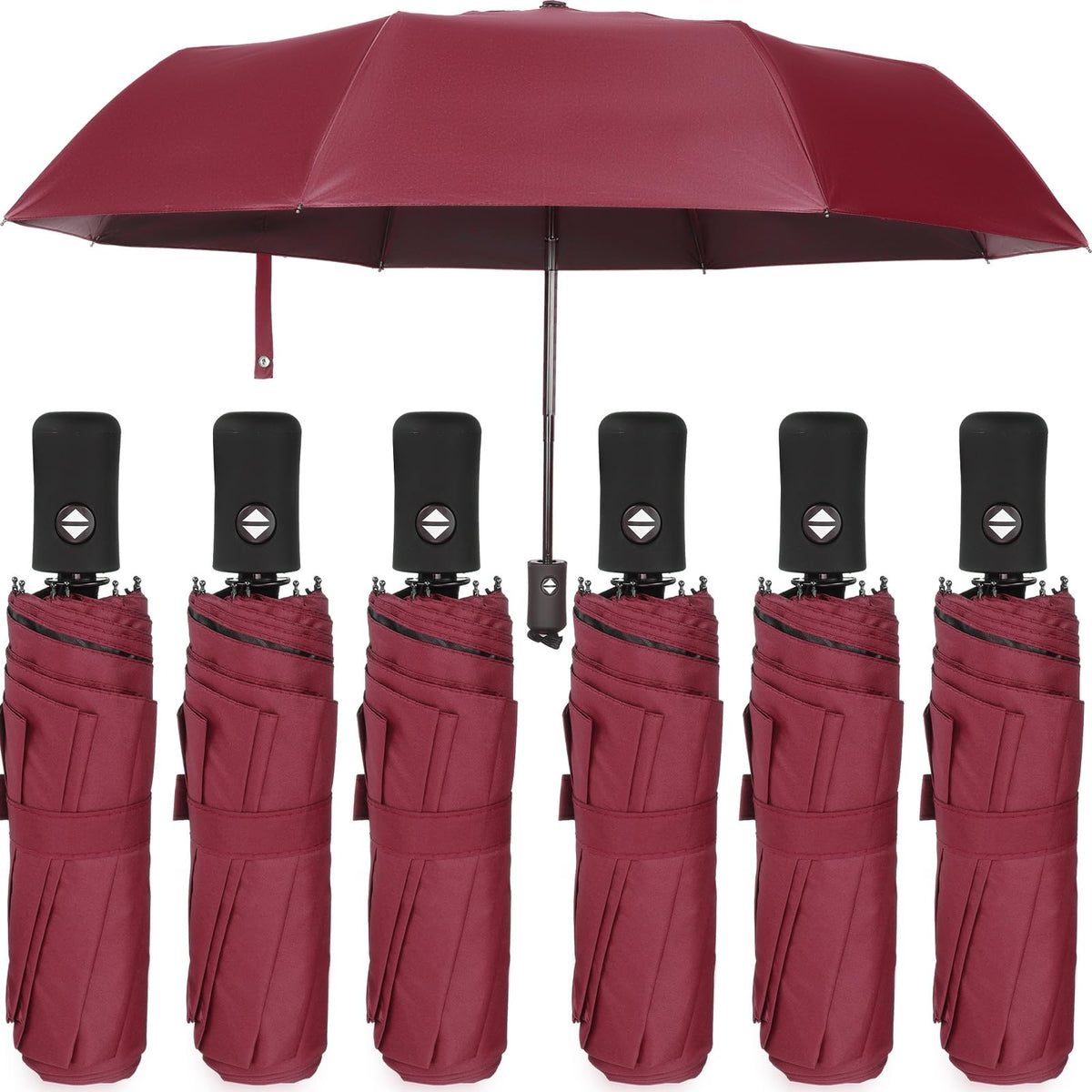 Jexine Windproof Travel Umbrella Compact Small
