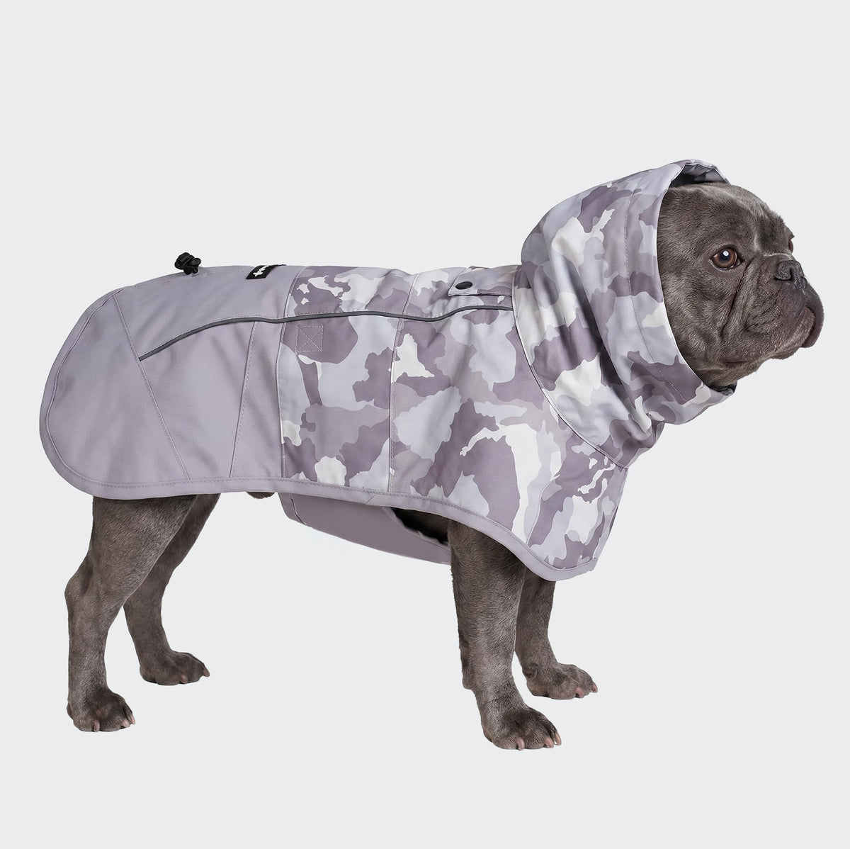 Spark Paws Dog Raincoat - Waterproof Rain Jacket w/Hood, Full Coverage | Waterproof Coat Covers Full Body incl. Belly - Reflective, Covered Harness Holes, Lightweight, Small, Medium & Large Dogs