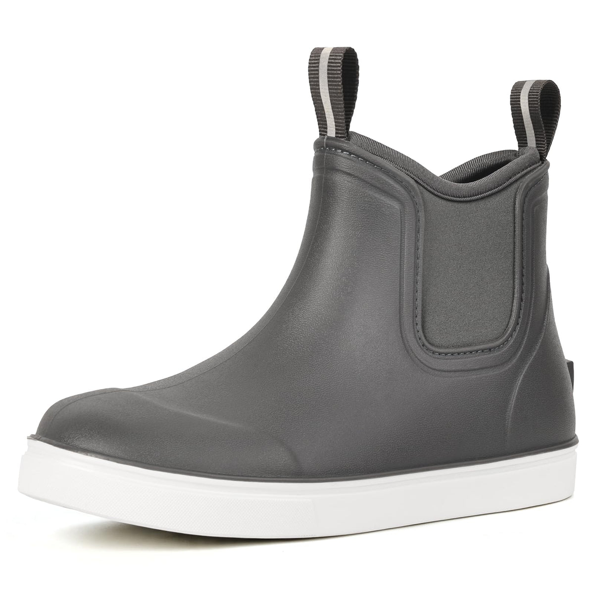 Women's Deck Boots Waterproof Ankle Rain Boots | Outdoor Fishing Garden Boots for Women, Anti-Slip Shoes, Lightweight Comfortable Work Shoes