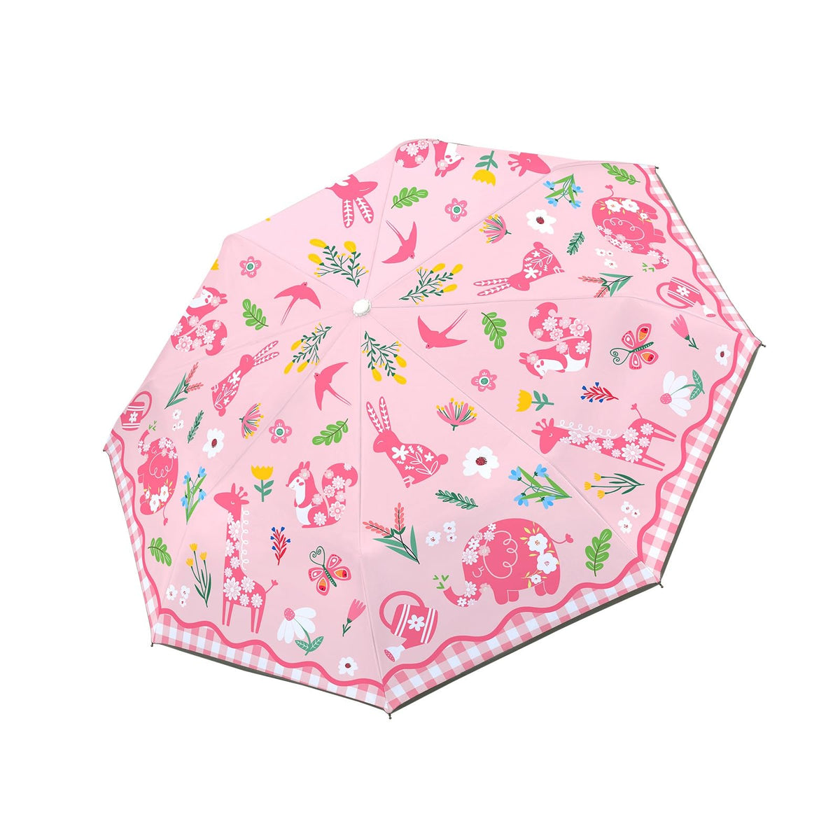 Kids Folding Umbrella Toddler Umbrella with UV Protection Portable Auto Open/Close Anti-rebound Safe Design Windproof, Compact, Lightweight Cute Umbrella for Girls & Boy