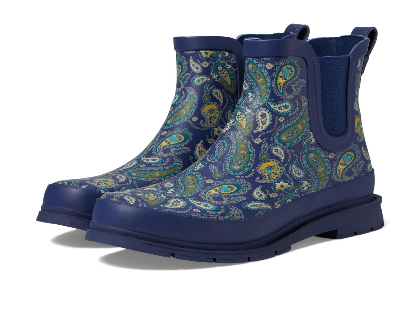 Western Chief Women's Waterproof Pull-On Chelsea Rain Boot with Fun Prints | Ladies slip-on ankle boots with rubber sole, cushioned EVA insole, built for wet days and styled for any occasion