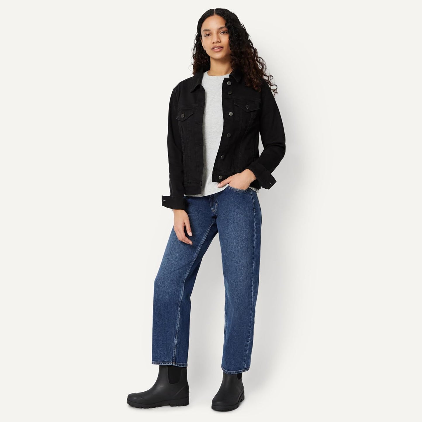 Amazon Essentials Women's Chelsea Ankle Rain Boot