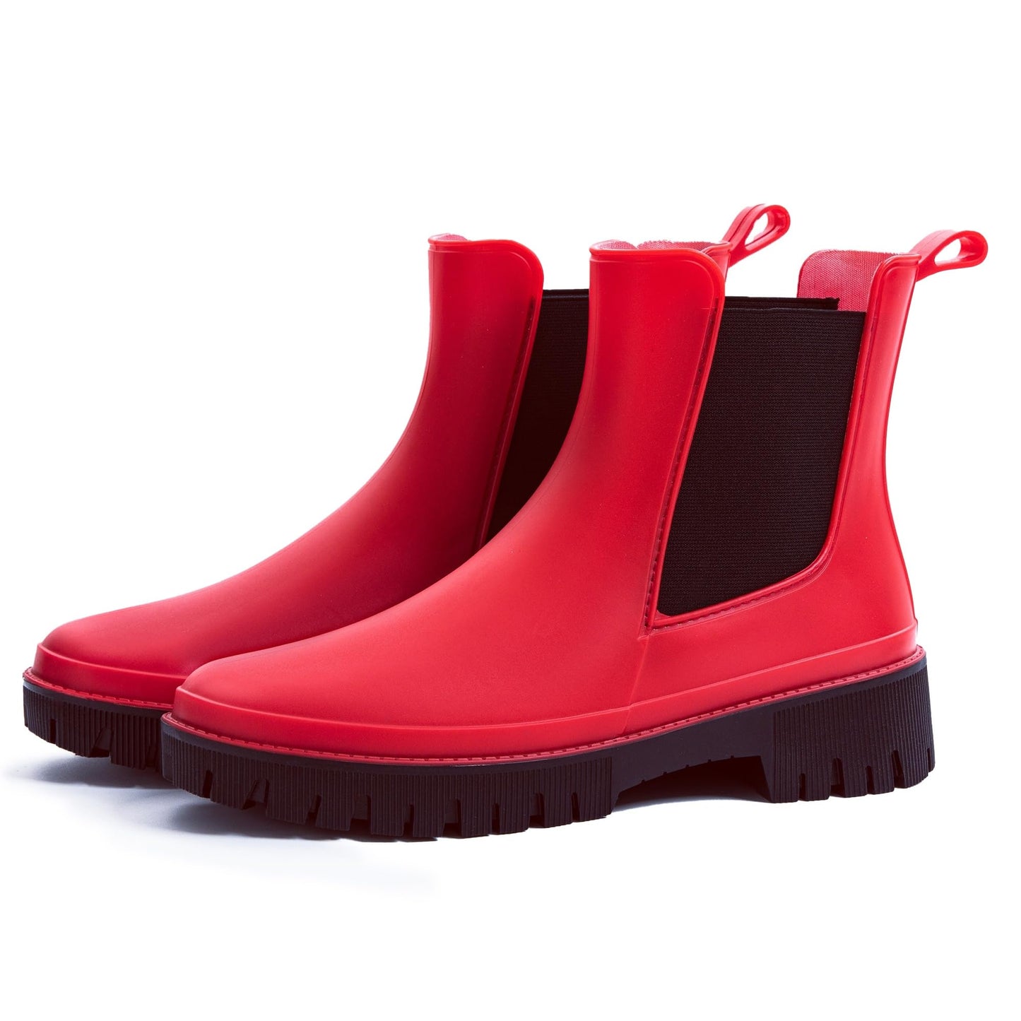 Women's Short Rain Boots Waterproof Chelsea Rain Boots For Ladies