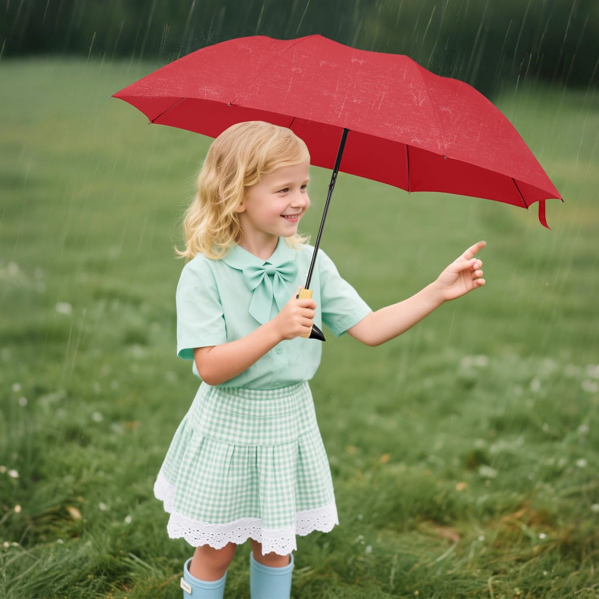 Duck Umbrella Travel Size Cute Compact Portable Waterproof for Kids Gifts | Cute duck beak handle for women/kids/commute/travel & gifts. 42 inch arc, 17 inch fold.