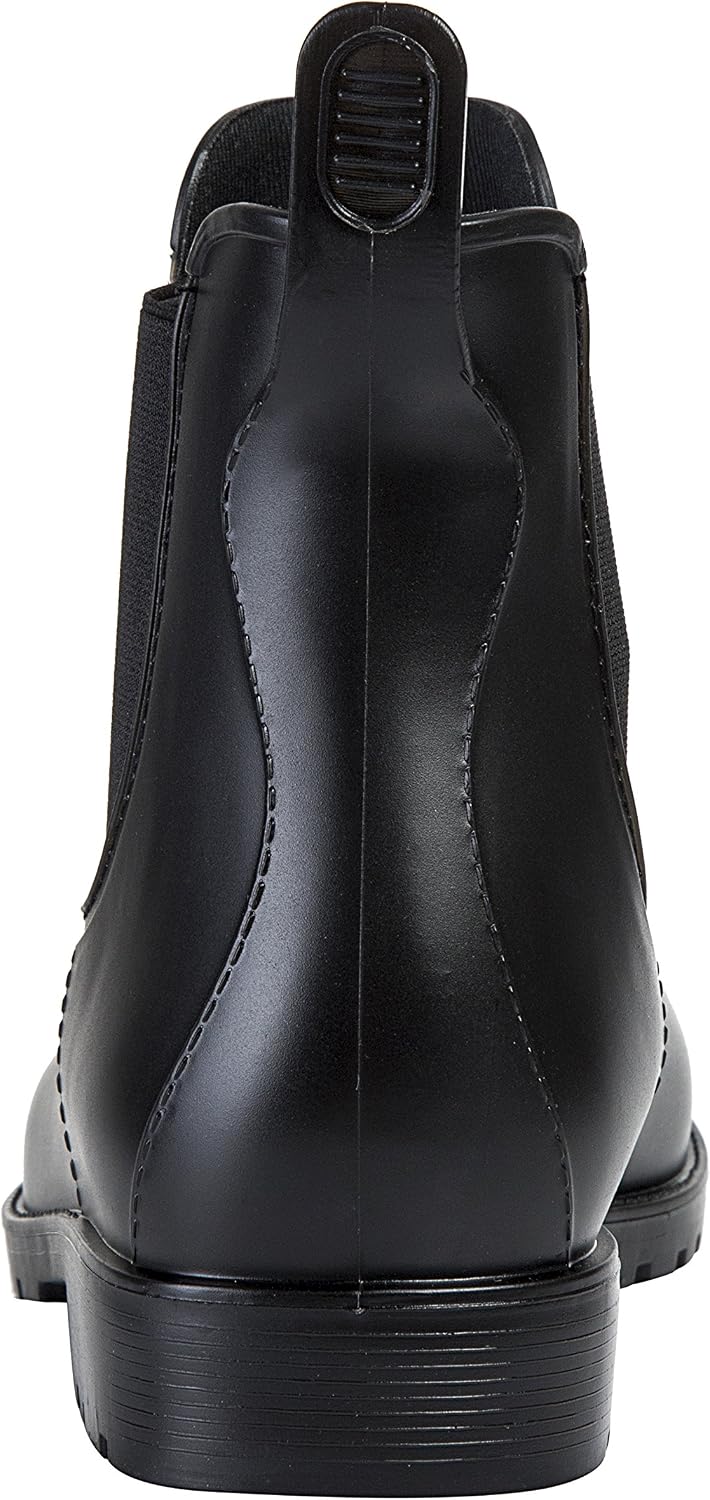 Asgard Women's Ankle Rain Boots Waterproof Chelsea Boots | Stylish Matte Finish, Easy On&Off, Non Slip, Ideal for Rainy Commute
