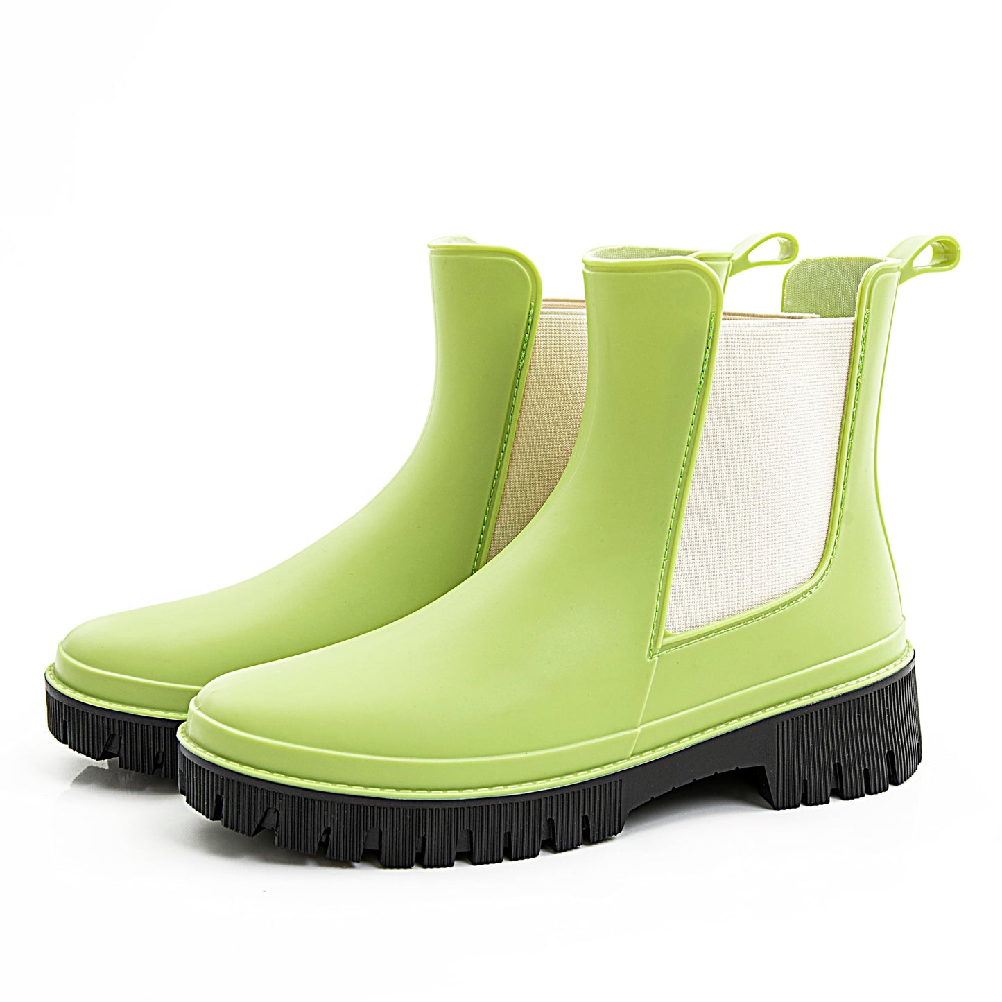 Women's Short Rain Boots Waterproof Chelsea Rain Boots For Ladies