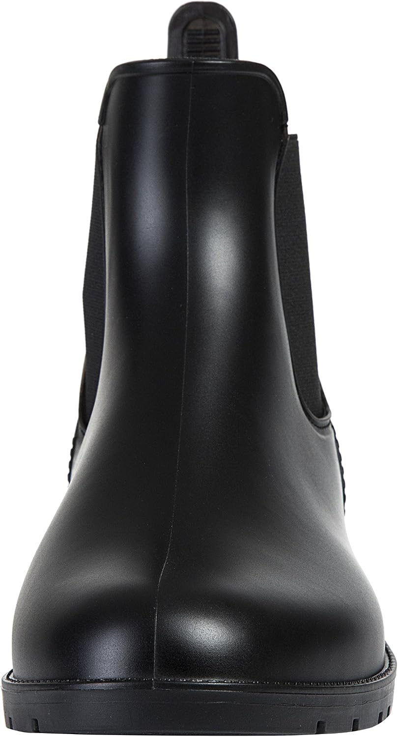 Asgard Women's Ankle Rain Boots Waterproof Chelsea Boots | Stylish Matte Finish, Easy On&Off, Non Slip, Ideal for Rainy Commute