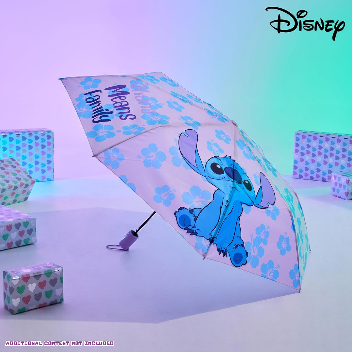 Disney Automatic Umbrella for Kids Teens Adults, Folding Telescopic Umbrella Lightweight Travel School Work, Gifts for Kids