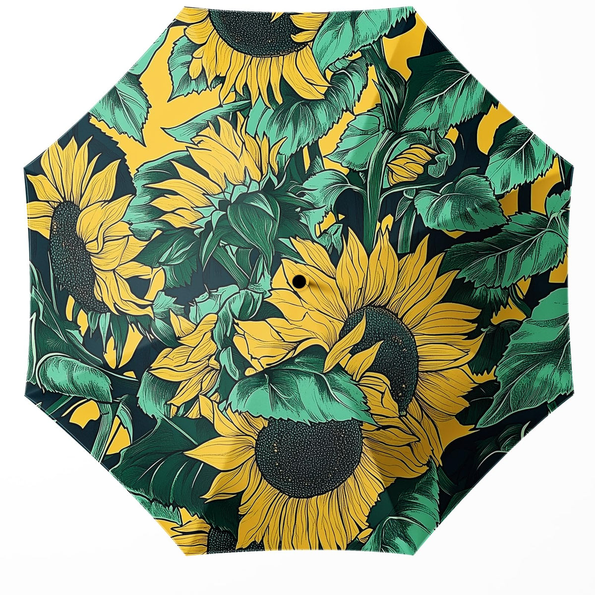 Folding Umbrella, Automatic Small Compact, Sun & Rain | Portable & Lightweight, 8 Ribs, Windproof, UV Protection, for Travel, Outdoor, Commute & Women