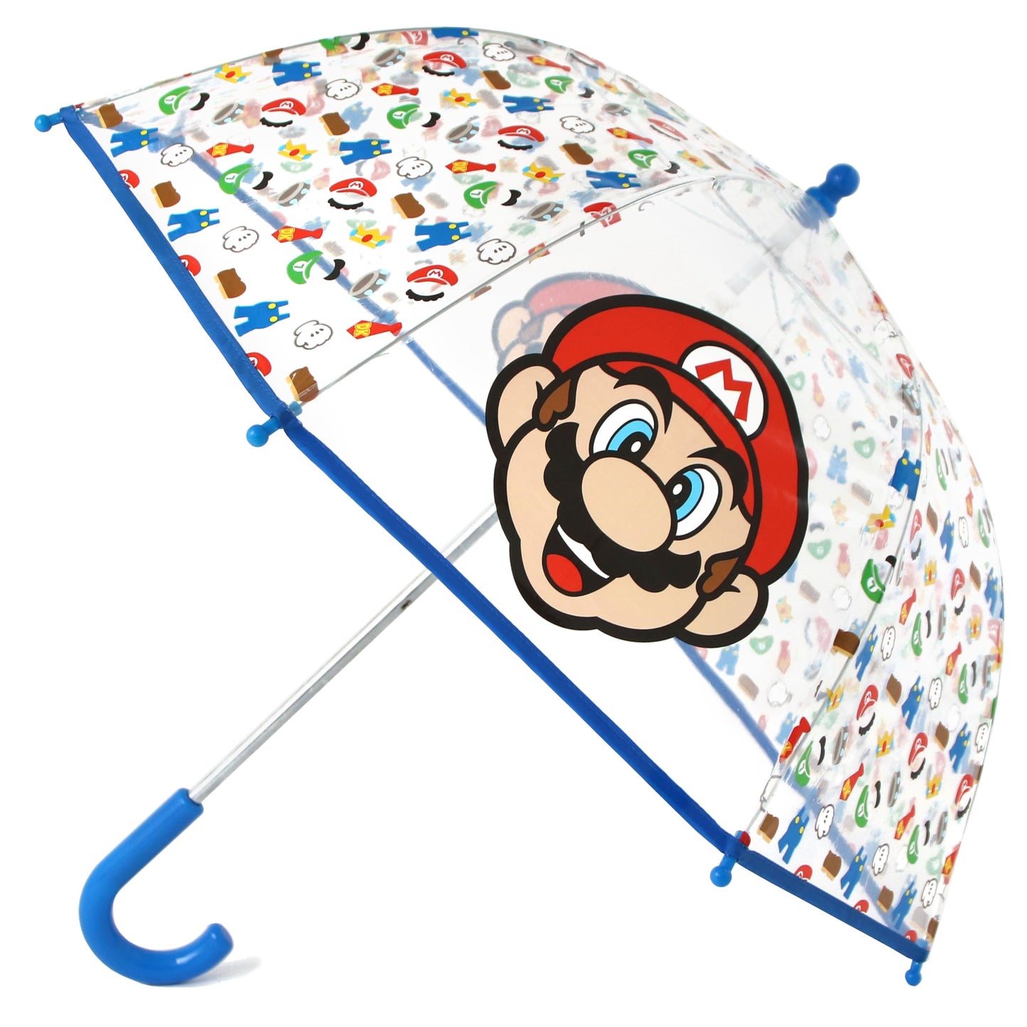 ABG Accessories Kids Umbrella for Boys and Girls Dome clear bubble umbrellas for Rain Windproof & Transparent with Easy Grip Handle Ages 3-10