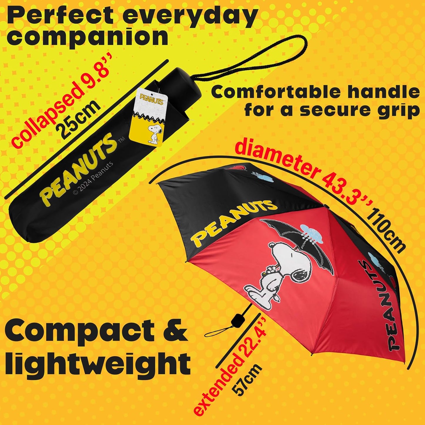 Get Trend Super Mario One Piece Hello Kitty Kids Windproof Travel Umbrella | Strong Folding Compact Umbrellas for Rain, Lightweight, Portable Kids Travel Essentials, Fits Backpack & Car, Gifts for Boys