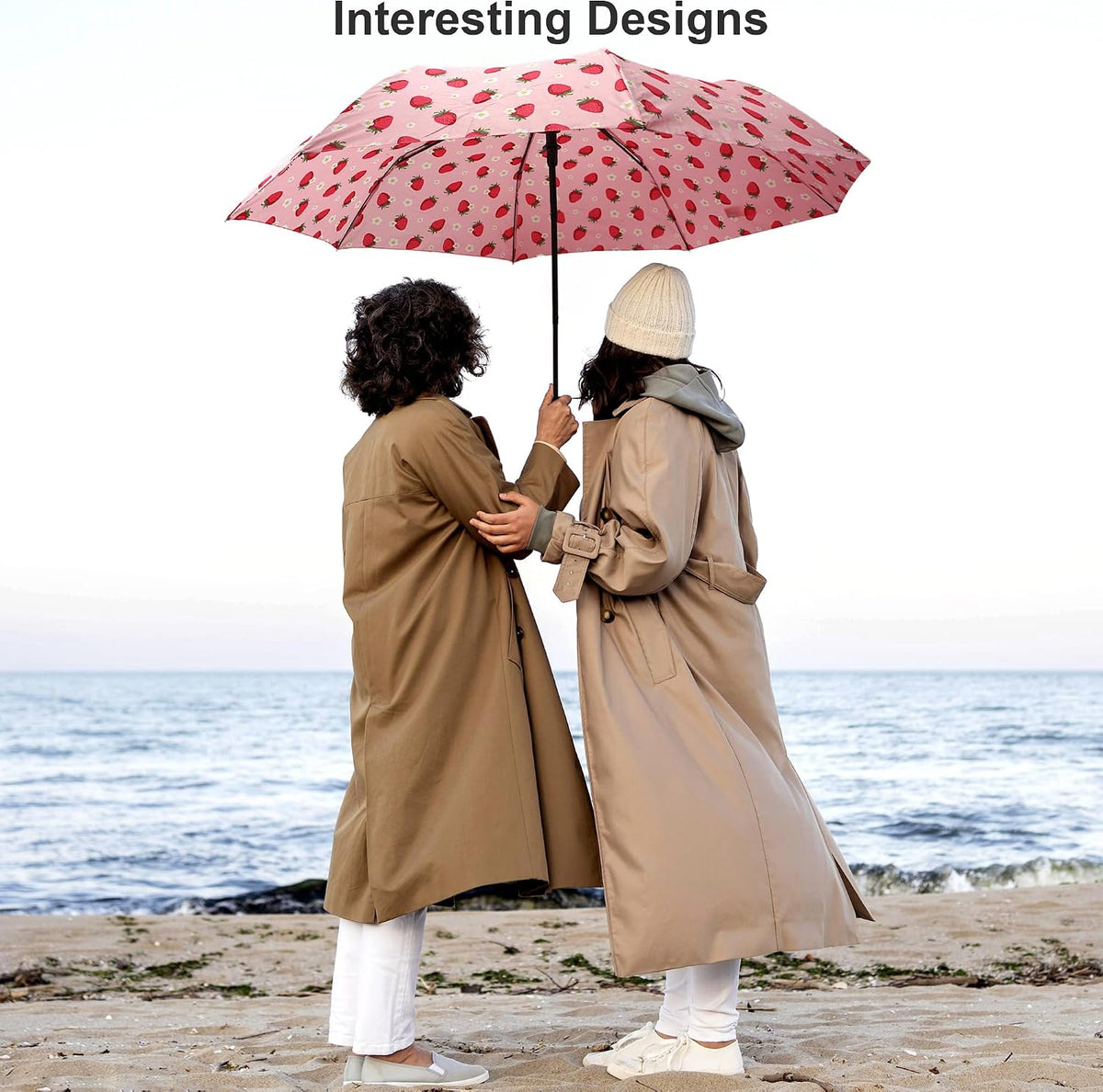Compact Travel Umbrella with Auto Open – Windproof Folding Umbrella, Lightweight & Portable for Rain