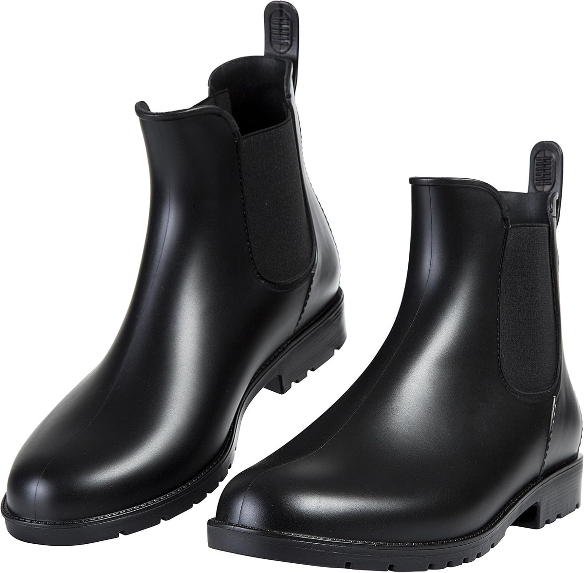 Asgard Women's Ankle Rain Boots Waterproof Chelsea Boots | Stylish Matte Finish, Easy On&Off, Non Slip, Ideal for Rainy Commute