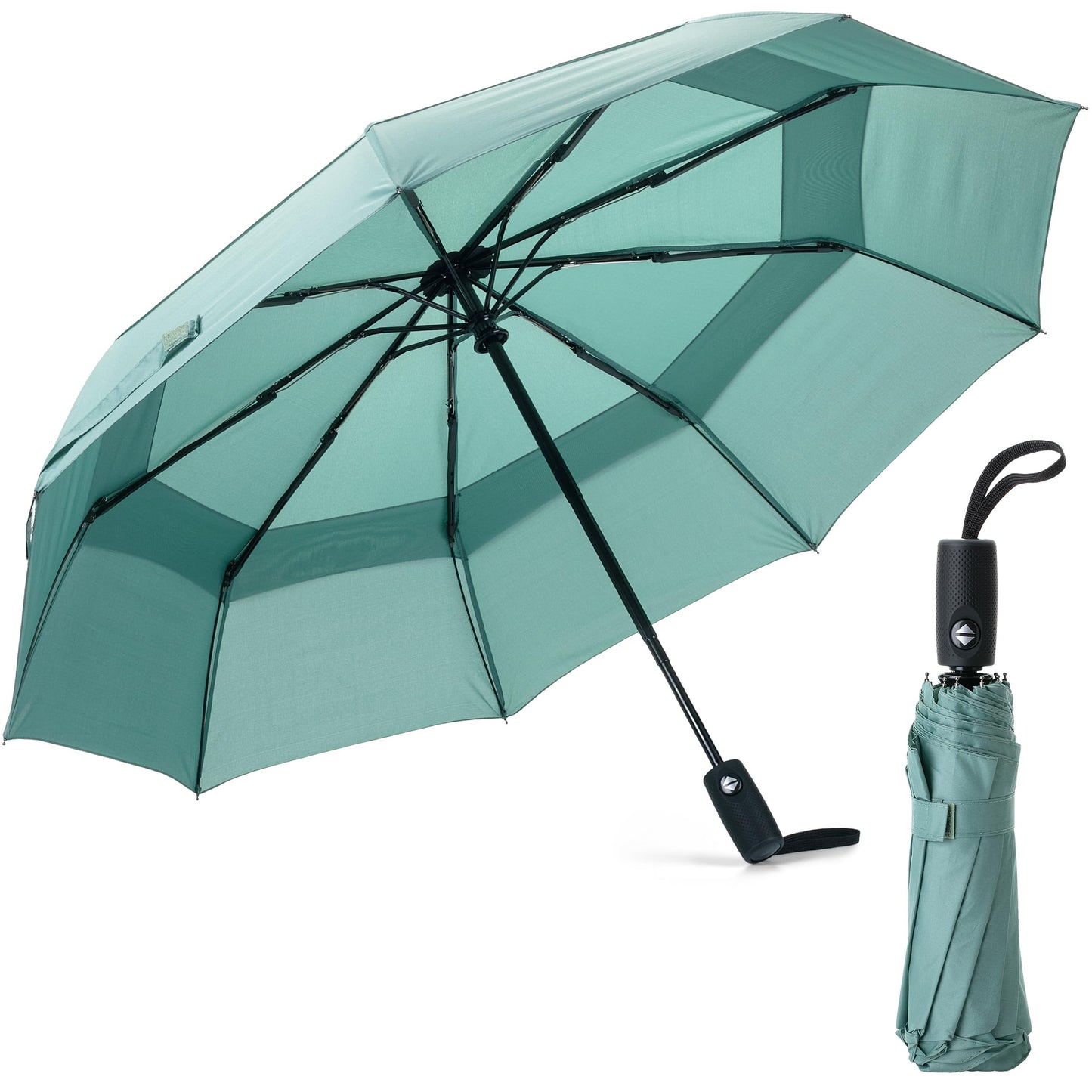 Mr. Pen- Windproof Travel Umbrella, Small Water-Resistant Automatic Folding Umbrella for Rain and Sun, Light, Compact and Portable for Women & Men, Fits Car & Backpack