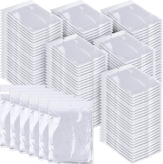 Handepo 100 Pack Rain Ponchos Bulk Disposable with Hood Adults
