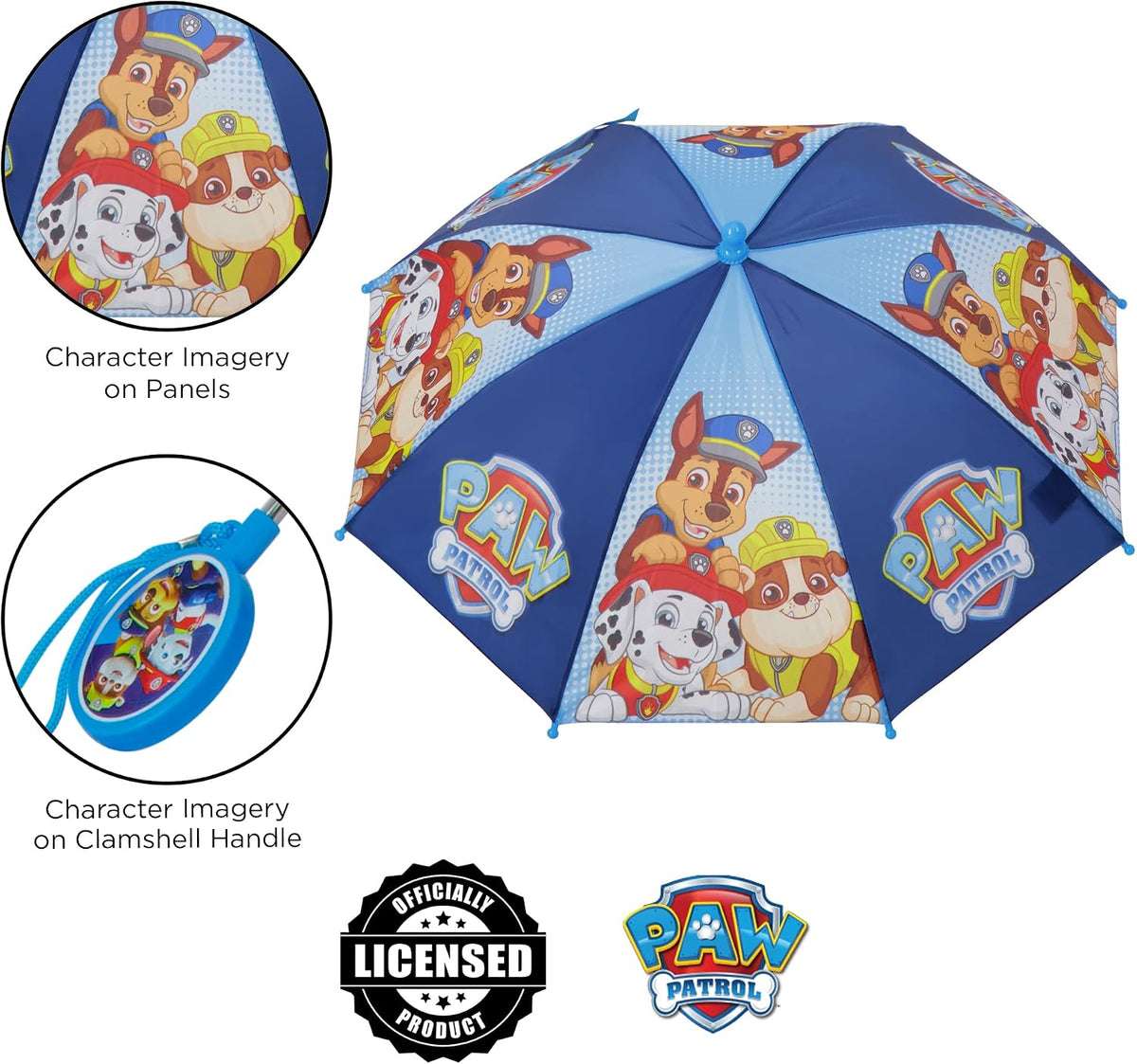 Kids Character Umbrella Sesame Street, Batman, MLP, and more, Lightweight, rainwear for ages 3-6
