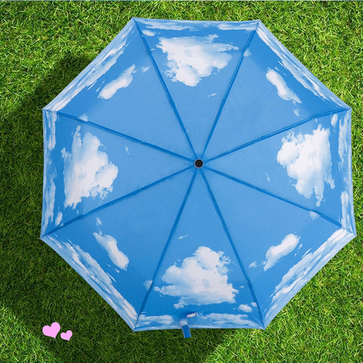 SY COMPACT Travel Umbrella - Windproof Automatic Compact Umbrellas for Rain | Small & Portable, UV Sun Protection, 11" Folded Travel Size, Fits in Backpack & Car, for Walking & Commutes, Factory Direct
