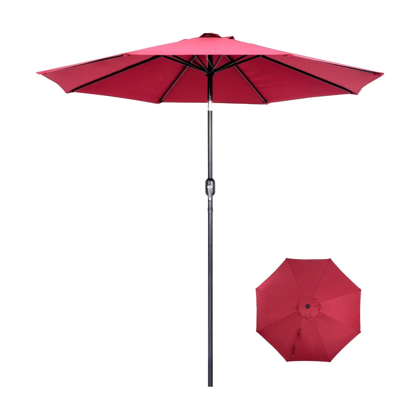 Backyard Expressions 9 Ft Patio Umbrella w/ Crank/Tilt