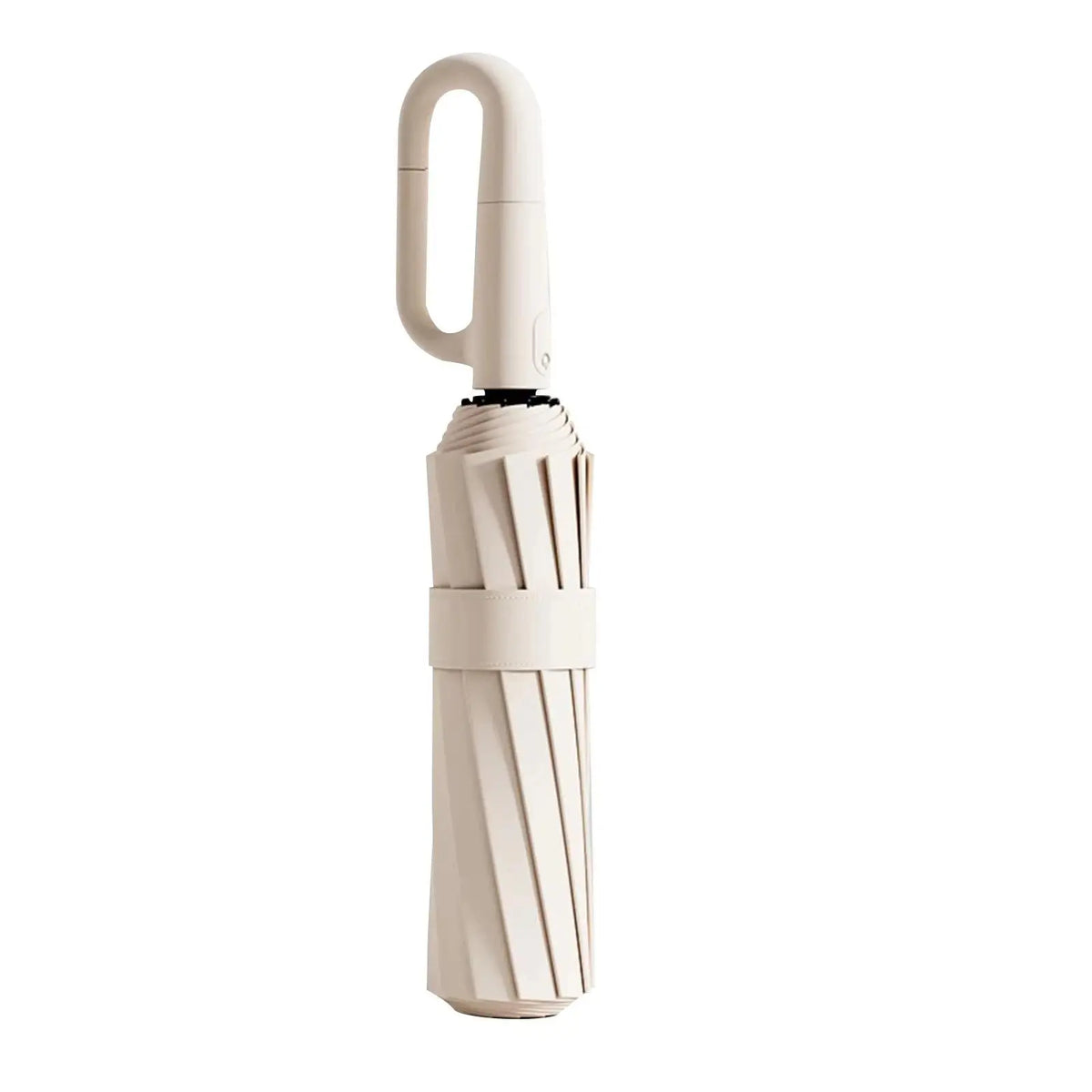 10Bones Windproof Fully Automatic Folding Umbrella with Loop Buckle UPF50+ Protable Compact Sun Rain Umbrellas for Women and Men