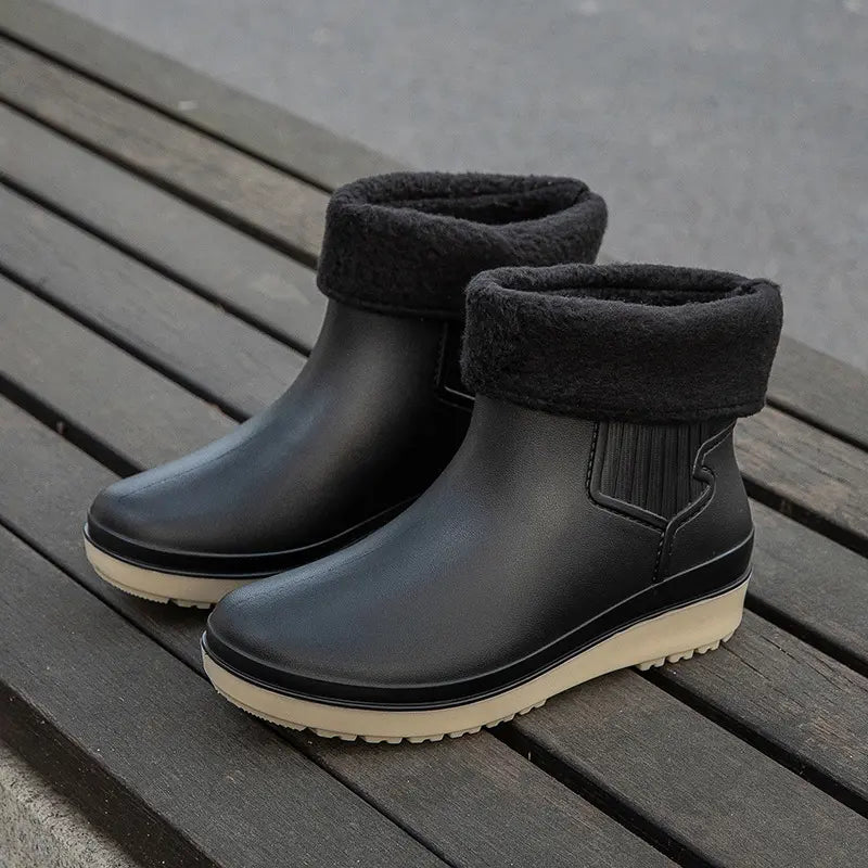 Fashionable Women's Short Non-Slip High-Quality Rain Boots