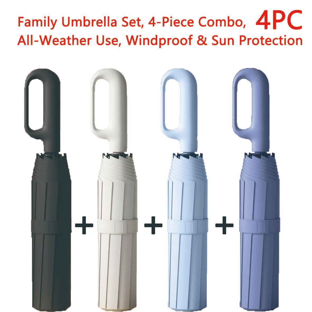Green Foldable Rainproof Automatic Umbrella, 1 Count Compact Ring Buckle Windproof Reinforced Umbrella, Durable Innovative Sun-protection Folding Umbrella for Women, Pocket Umbrella, Wind Resistant Umbrella, UV Umbrella, Suitable for Rainy Days Outdoor