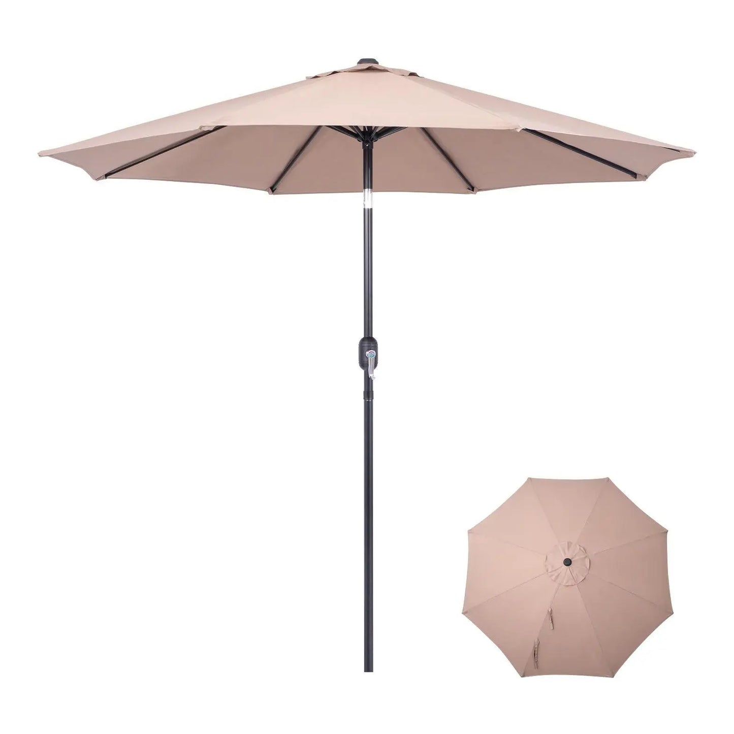 Backyard Expressions 9 Ft Patio Umbrella w/ Crank/Tilt